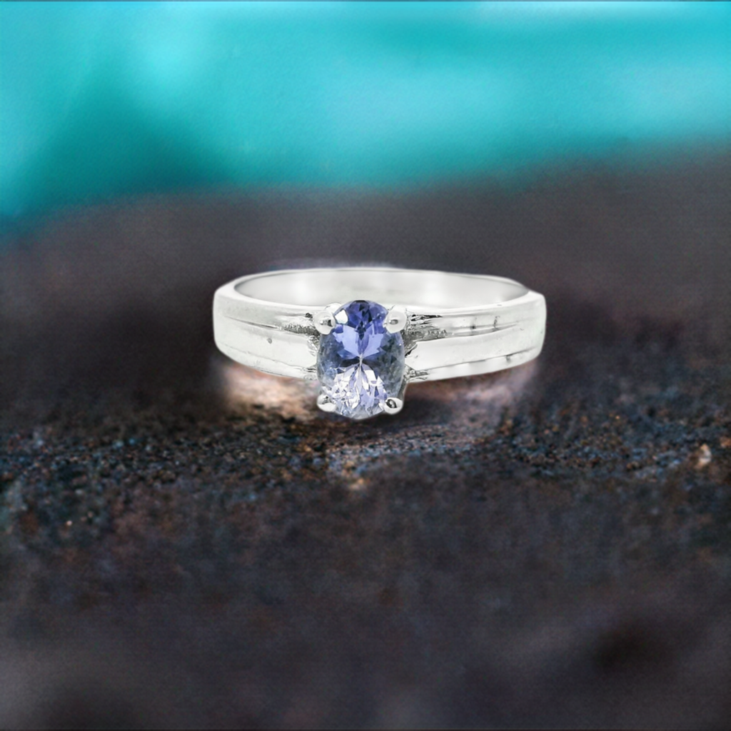 1ct Tanzanite Solitaire. - Colours of Life Jewelry