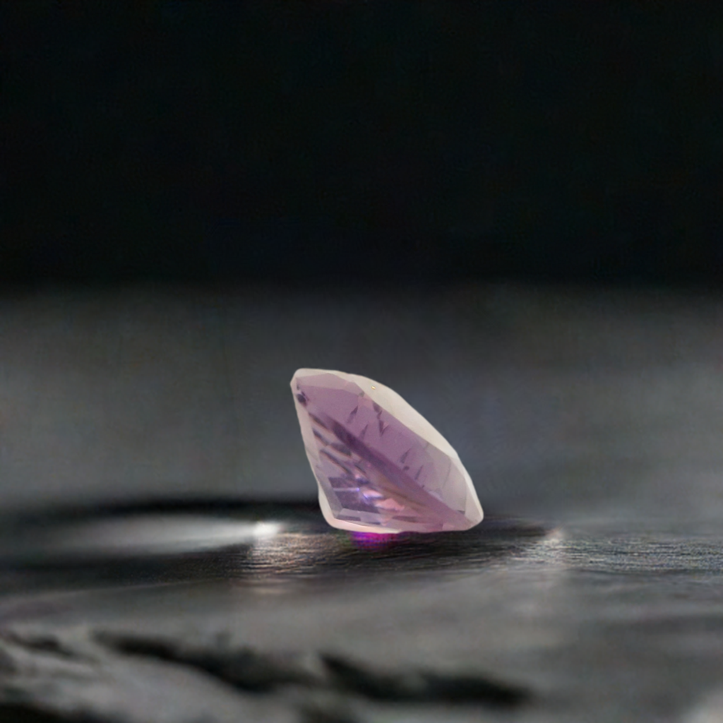 Elegant Purple Tear Drop Amethyst