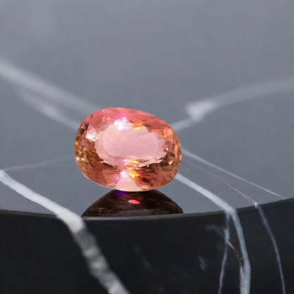 Radiant Pink 5ct tourmaline Gemstone