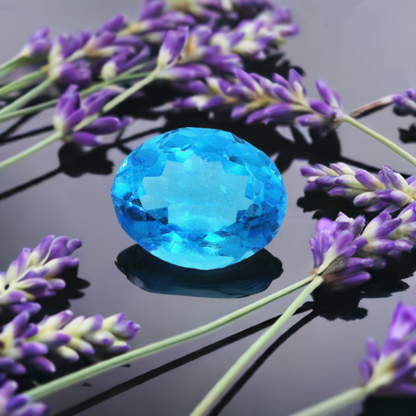 Brilliant Blue Gemstone