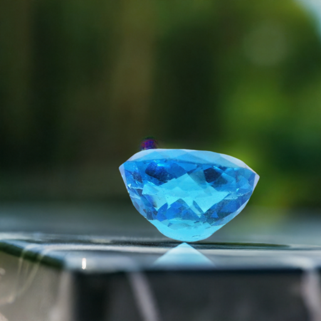 Brilliant Blue Gemstone